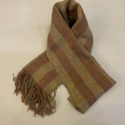 DEKIブータン産ストール23063Wild silk（野蚕） 70% COTTON 30%